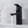 Basic Centered Sink Faucet Monochrome Faucet Sink Bathroom Faucet