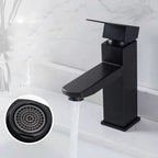 Basic Centered Sink Faucet Monochrome Faucet Sink Bathroom Faucet