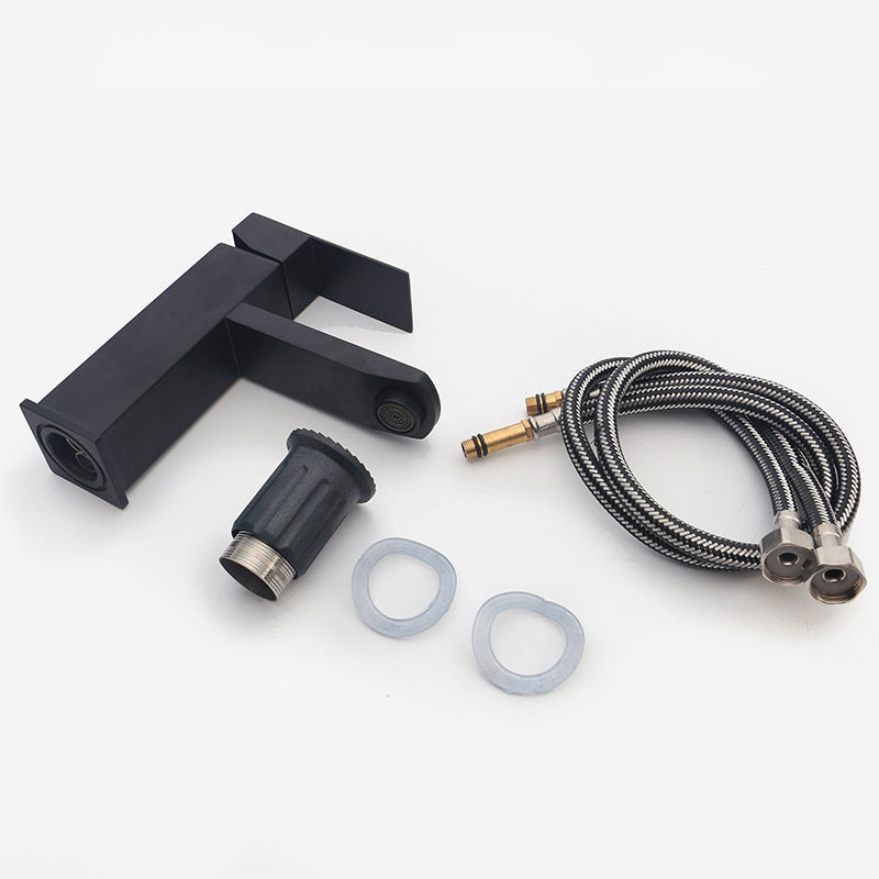 Basic Centered Sink Faucet Monochrome Faucet Sink Bathroom Faucet