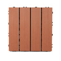 Wooden Floor Tile Solid Color Click Lock Non-Slip Outdoor Terrace