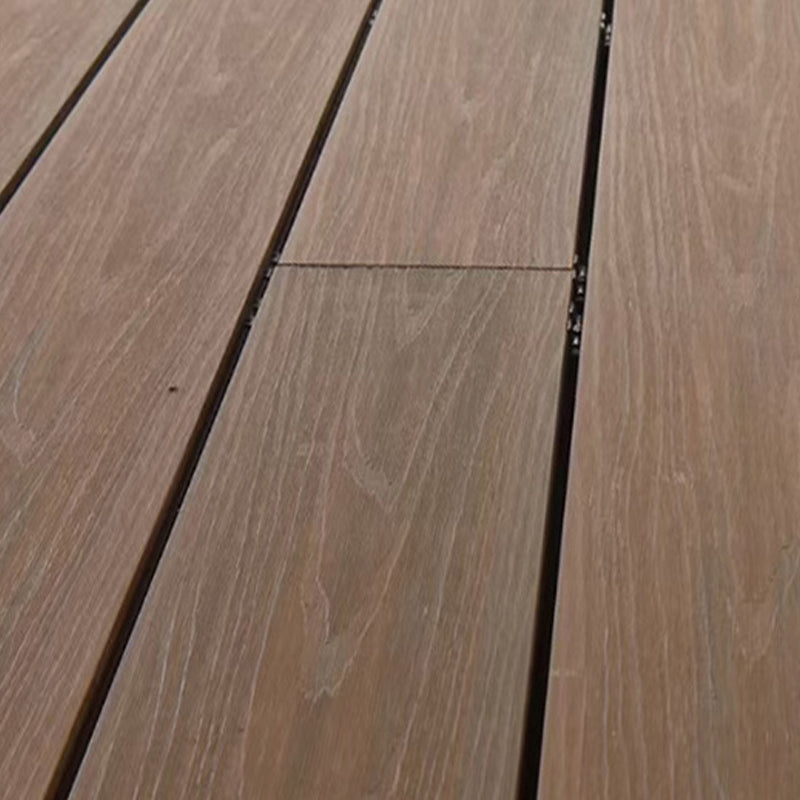 Classic interlocking deck boards Solid color patio tiles