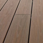 Classic interlocking deck boards Solid color patio tiles