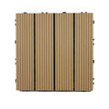 Classic interlocking deck boards Solid color patio tiles