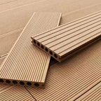 Classic interlocking deck boards Solid color patio tiles