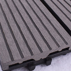 Classic interlocking deck boards Solid color patio tiles
