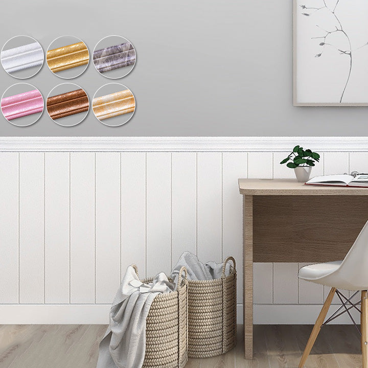 Beautiful Style Wall Shelf 3D Print Bathroom Living Room Foam Baseboard