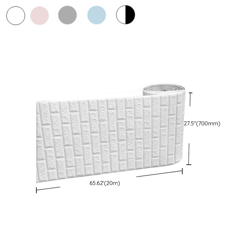 Modern Pearl Wainscoting Waterproof PVC Wall Access Panel Peel and Stick Wall Tile