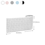 Modern Pearl Wainscoting Waterproof PVC Wall Access Panel Peel and Stick Wall Tile