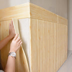Modern Tin Back Panel Smooth Thickened Wall Ceiling Wood Grain Design