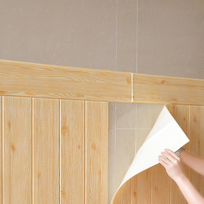 Modern Tin Back Panel Smooth Thickened Wall Ceiling Wood Grain Design