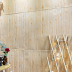 Modern Tin Back Panel Smooth Thickened Wall Ceiling Wood Grain Design