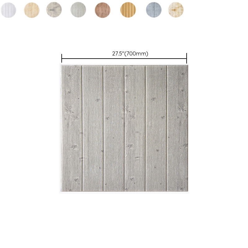 Modern Tin Back Panel Smooth Thickened Wall Ceiling Wood Grain Design