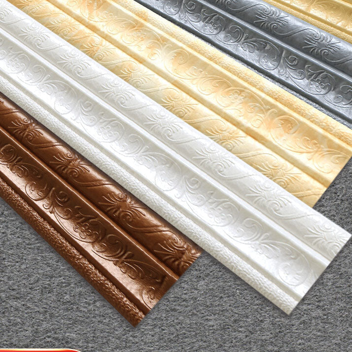 Modern PVC Wood Profile Smooth Wood Profile 3D Living Room Set with 1