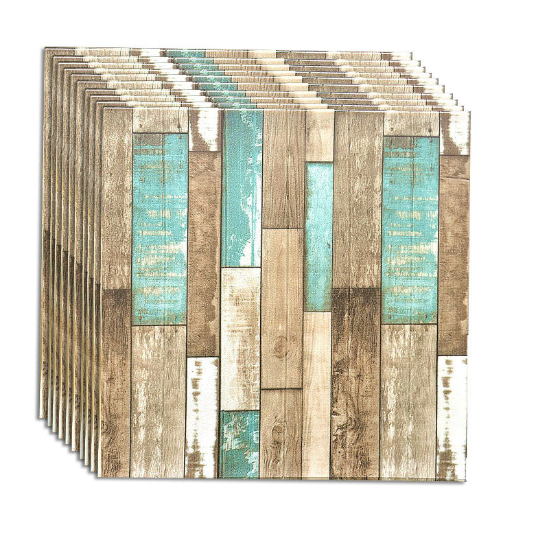 Farmhouse Wall Plank 3D Brick Bedroom and Living Room Wall Panel Set of 10