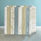 Farmhouse Wall Plank 3D Brick Bedroom and Living Room Wall Panel Set of 10