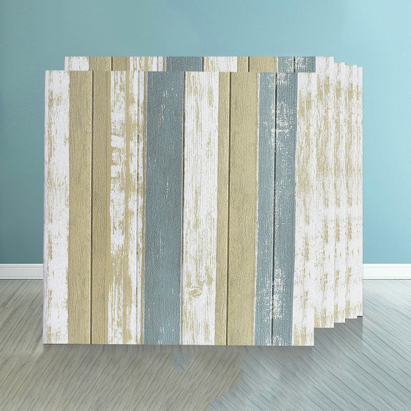 Farmhouse Wall Plank 3D Brick Bedroom and Living Room Wall Panel Set of 10