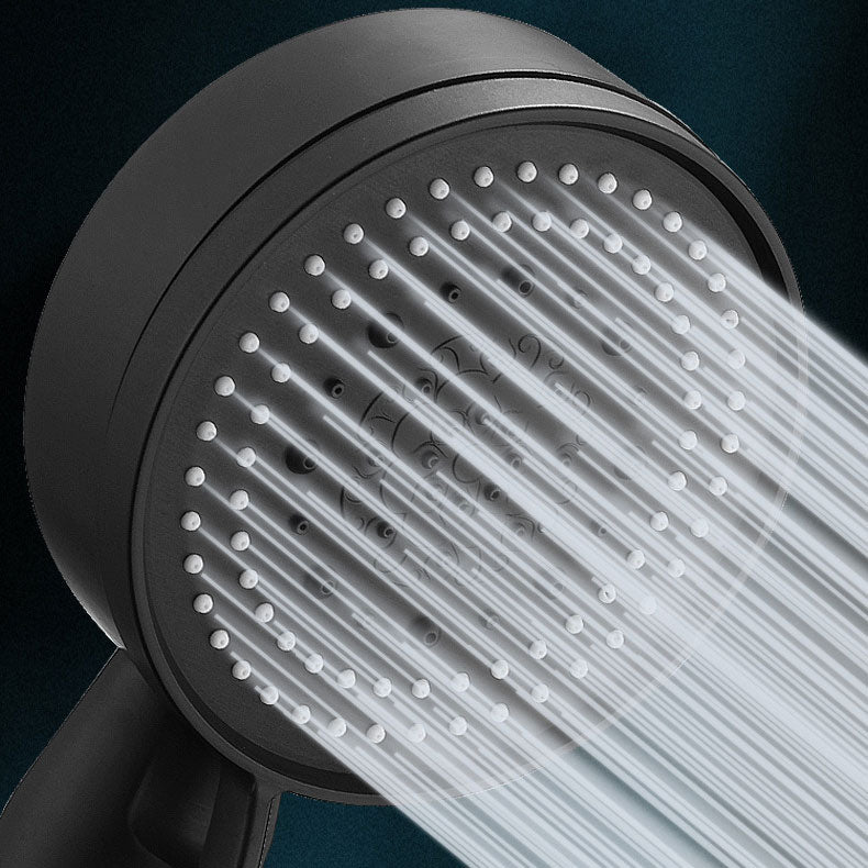 Contemporary Shower Head Combo Hand Shower Plastic Wall Mounted Shower Head