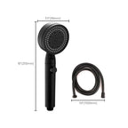 Contemporary Shower Head Combo Hand Shower Plastic Wall Mounted Shower Head