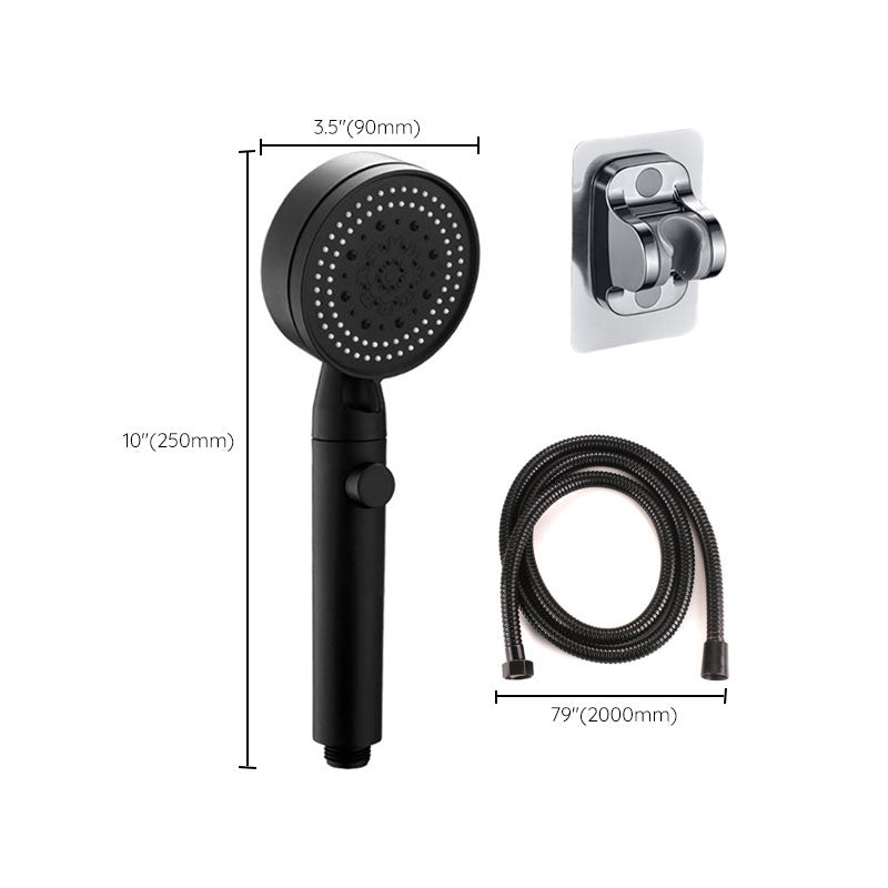 Contemporary Shower Head Combo Hand Shower Plastic Wall Mounted Shower Head