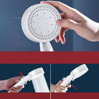 Contemporary Showerhead Combination Hand Shower Plastic Wall Mount Shower Combination