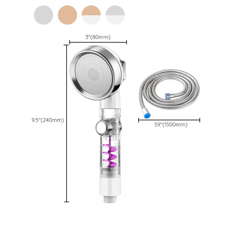 Contemporary Shower Combination Hand Shower Plastic Wall Mounted Shower Head Combination