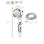Contemporary Shower Combination Hand Shower Plastic Wall Mounted Shower Head Combination