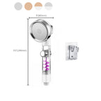 Contemporary Shower Combination Hand Shower Plastic Wall Mounted Shower Head Combination