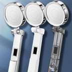 Standard Constant Temperature Shower Head Round Metal Adjustable Spray Pattern Shower Head