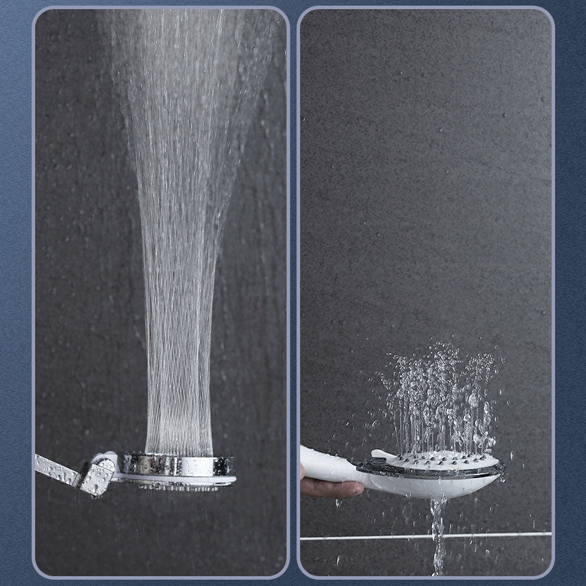 Standard Constant Temperature Shower Head Round Metal Adjustable Spray Pattern Shower Head