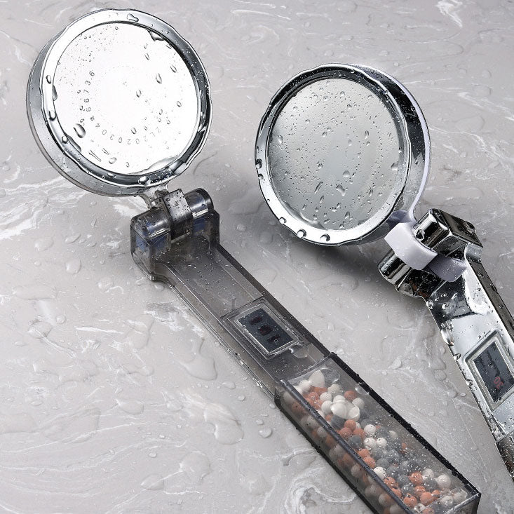 Standard Constant Temperature Shower Head Round Metal Adjustable Spray Pattern Shower Head