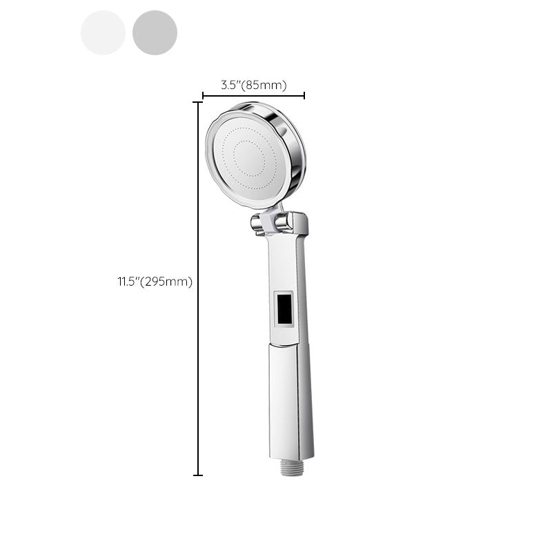 Standard Constant Temperature Shower Head Round Metal Adjustable Spray Pattern Shower Head