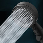 Contemporary Showerhead Combination Handheld Shower Plastic Wall Mount Round Showerhead