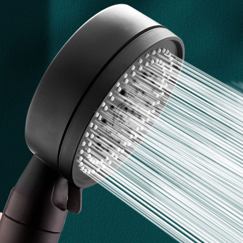 Contemporary Showerhead Combination Handheld Shower Plastic Wall Mount Round Showerhead