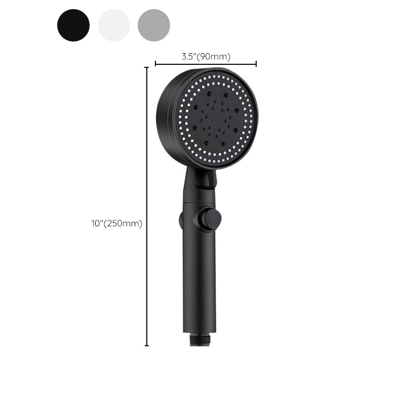 Contemporary Showerhead Combination Handheld Shower Plastic Wall Mount Round Showerhead