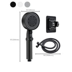 Contemporary Showerhead Combination Handheld Shower Plastic Wall Mount Round Showerhead