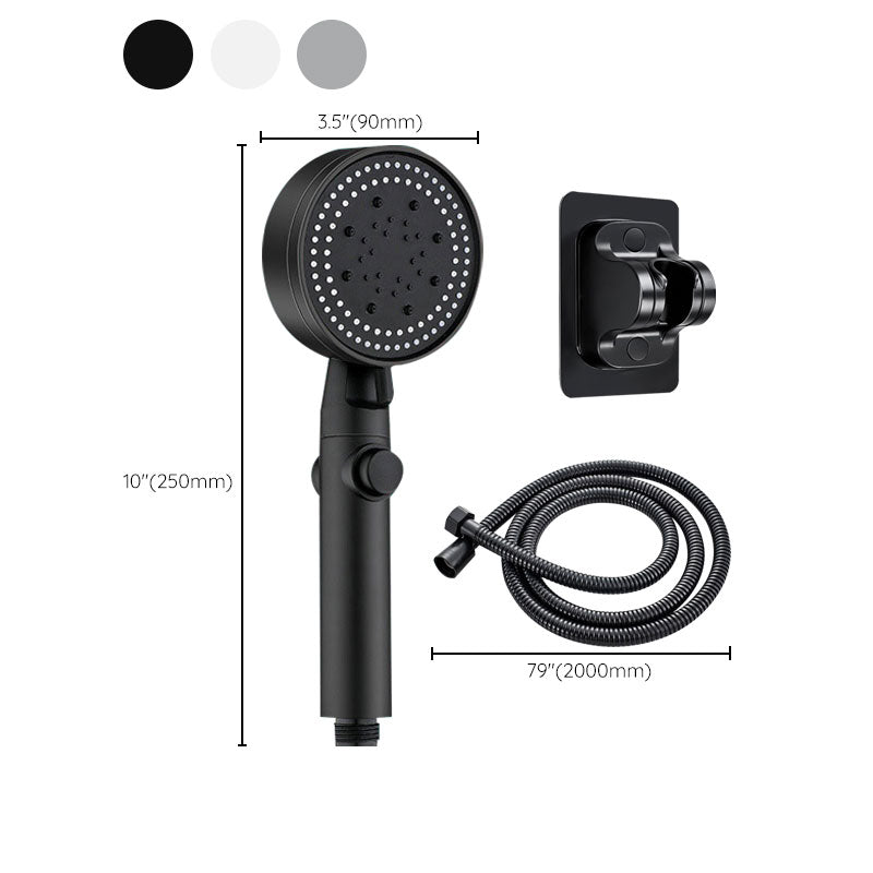 Contemporary Showerhead Combination Handheld Shower Plastic Wall Mount Round Showerhead
