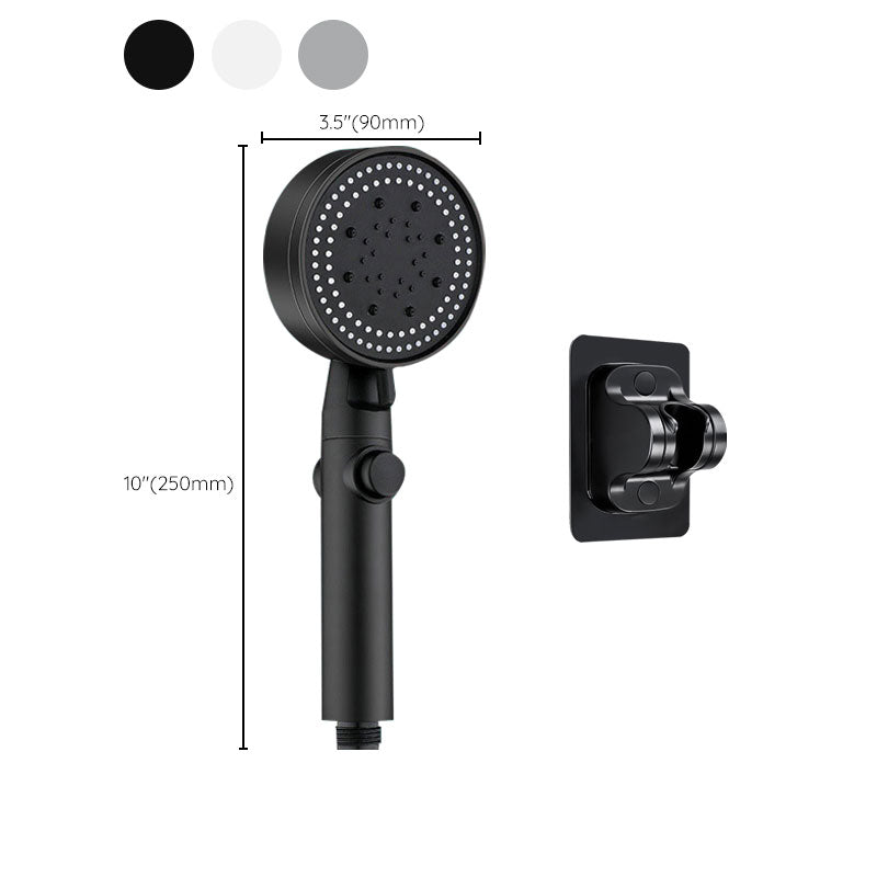 Contemporary Showerhead Combination Handheld Shower Plastic Wall Mount Round Showerhead