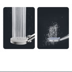 Contemporary Hand Shower Round Shower Head Combo in Silver
