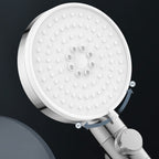 Contemporary Hand Shower Round Shower Head Combo in Silver