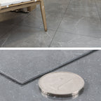 Peel and Stick Vinyl Floor Low Gloss Vinyl Floor with Marble Look