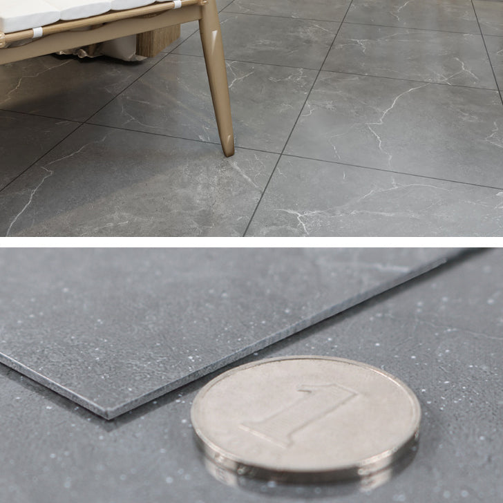 Peel and Stick Vinyl Floor Low Gloss Vinyl Floor with Marble Look