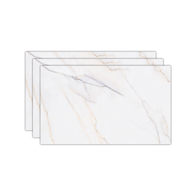 Peel and Stick Vinyl Floor Low Gloss Vinyl Floor with Marble Look