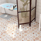 Modern Vinyl Flooring Planks Porcelain Tile Look Self-Adhesive Vinyl Floors