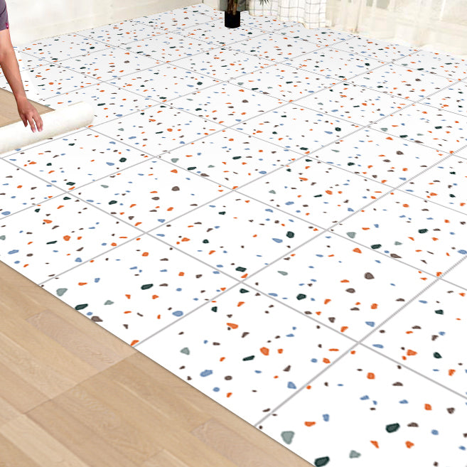 Modern PVC Floor Geometric Pattern Peel and Stick Vinyl Plank Floor