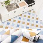 Modern PVC Floor Geometric Pattern Peel and Stick Vinyl Plank Floor