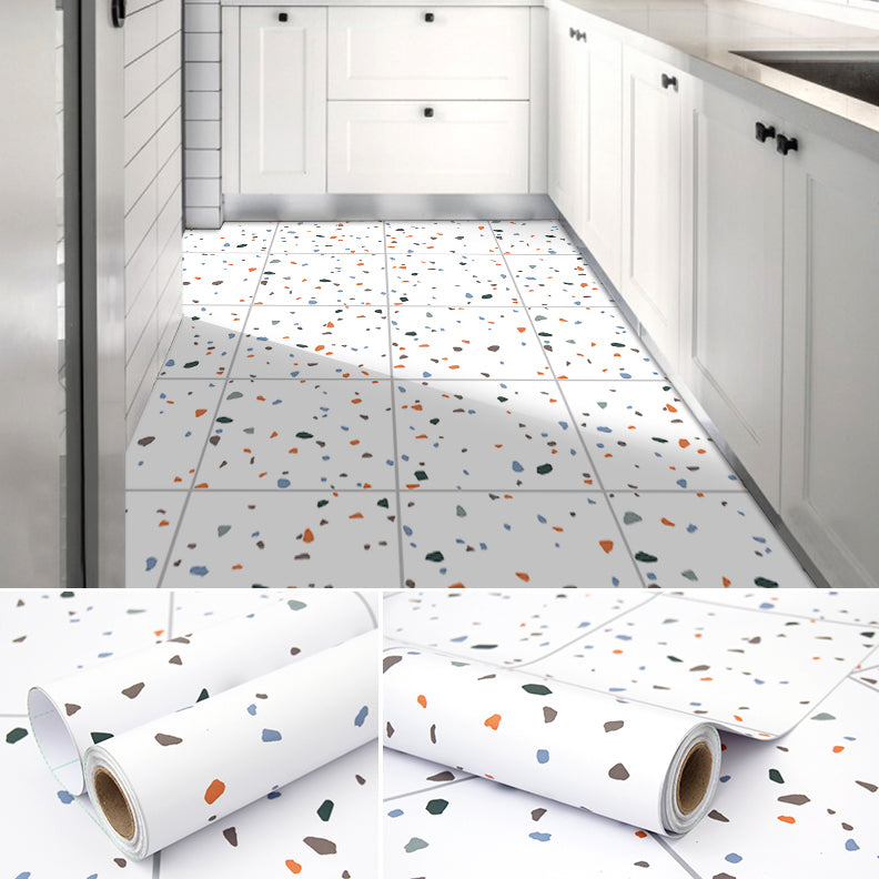 Modern PVC Floor Geometric Pattern Peel and Stick Vinyl Plank Floor