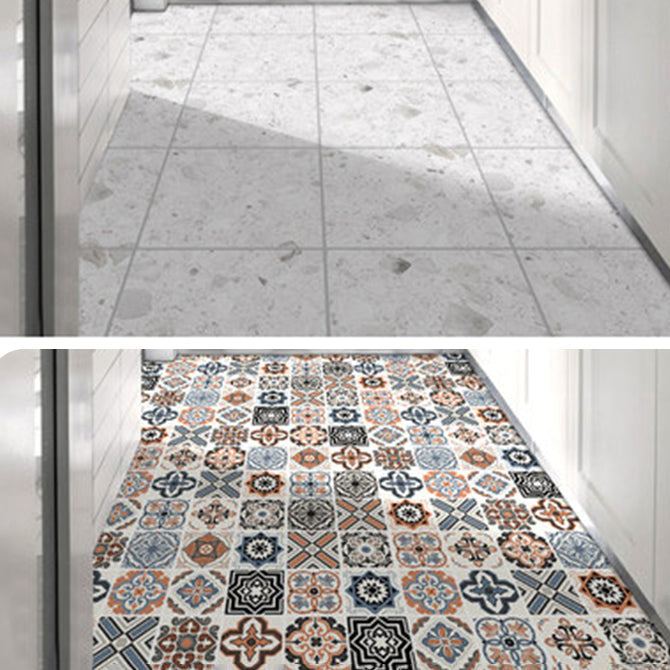 Modern PVC Floor Geometric Pattern Peel and Stick Vinyl Plank Floor
