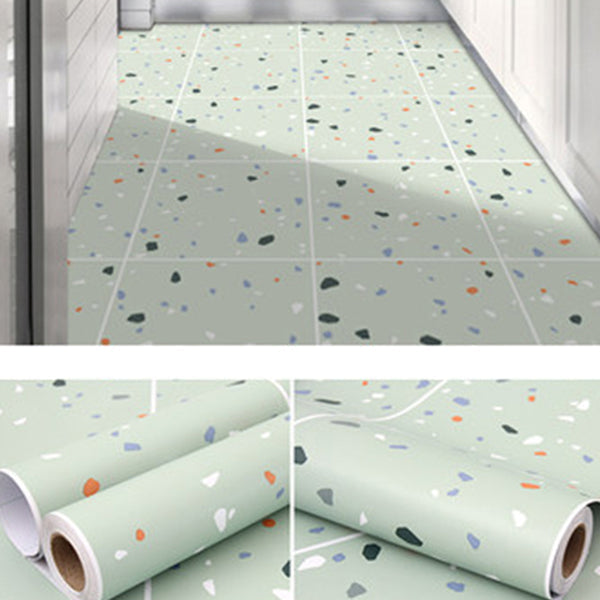 Modern PVC Floor Geometric Pattern Peel and Stick Vinyl Plank Floor