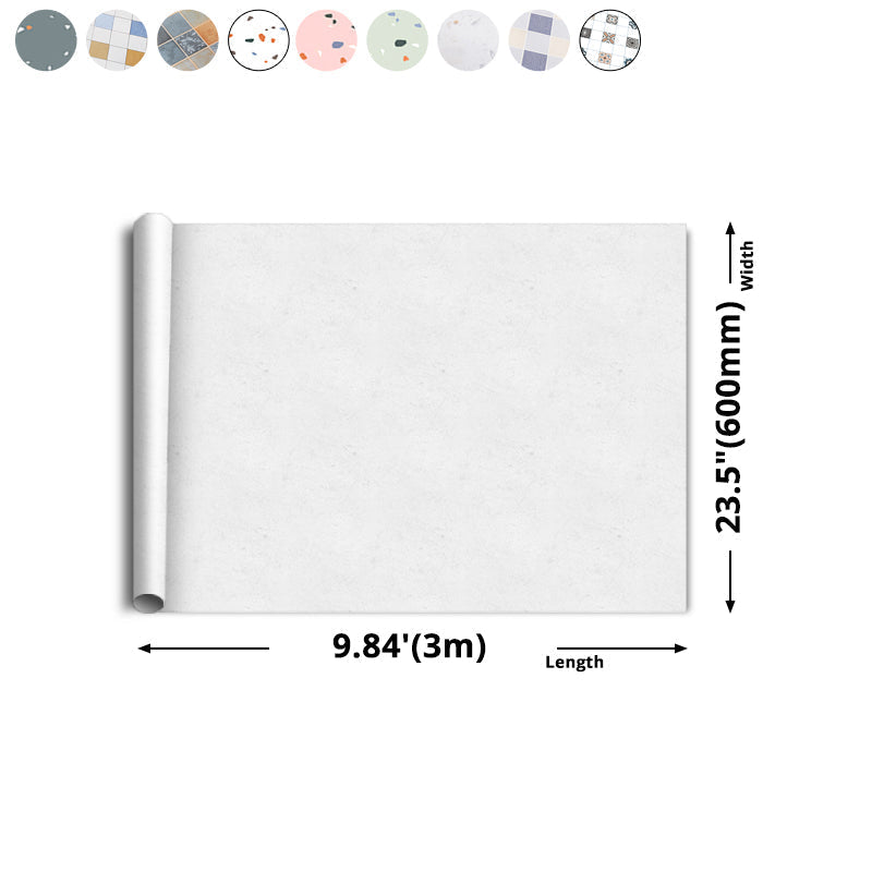 Modern PVC Floor Geometric Pattern Peel and Stick Vinyl Plank Floor
