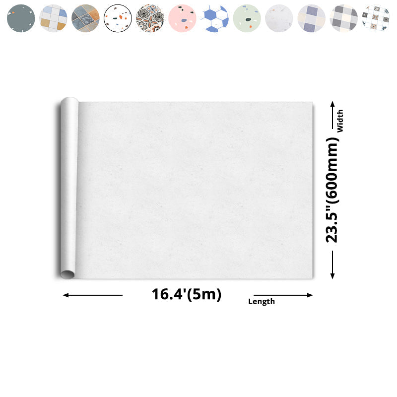 Modern PVC Floor Geometric Pattern Peel and Stick Vinyl Plank Floor